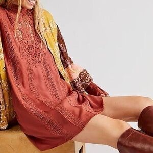 Free People One Vienna Mini Dress NWOT